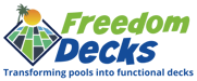 Freedom Decks, Transforming pools into functional decks