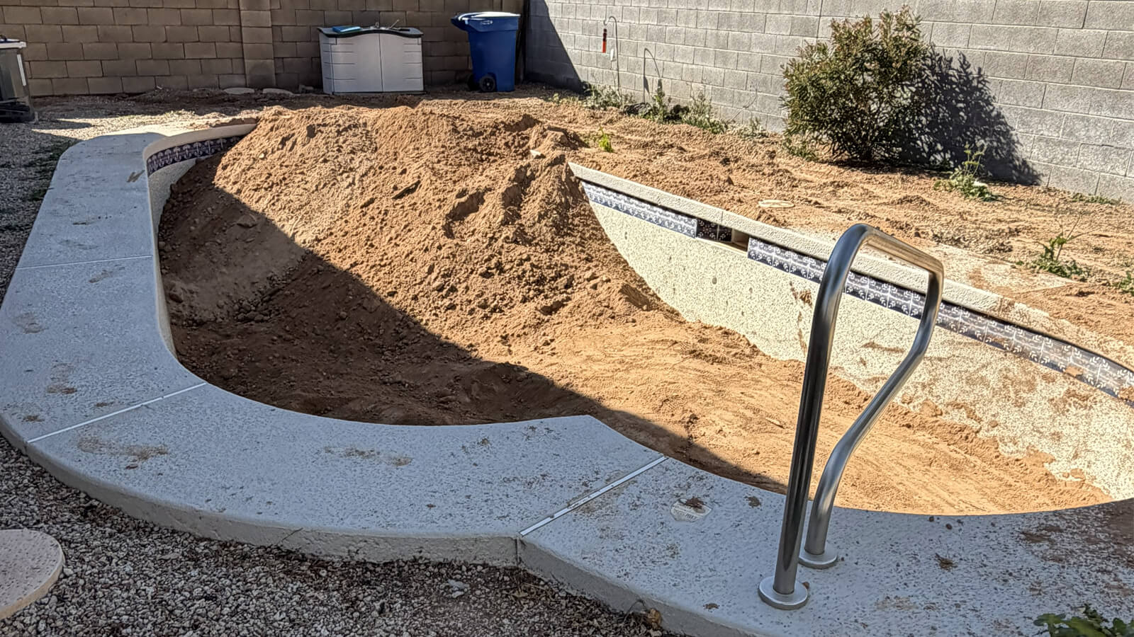 Pool Filled With Dirt